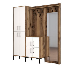 Hanah Home Berlin ABC Nogal y Blanco